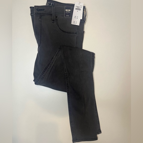 Abercrombie dark grey skinny jeans - Picture 2 of 2